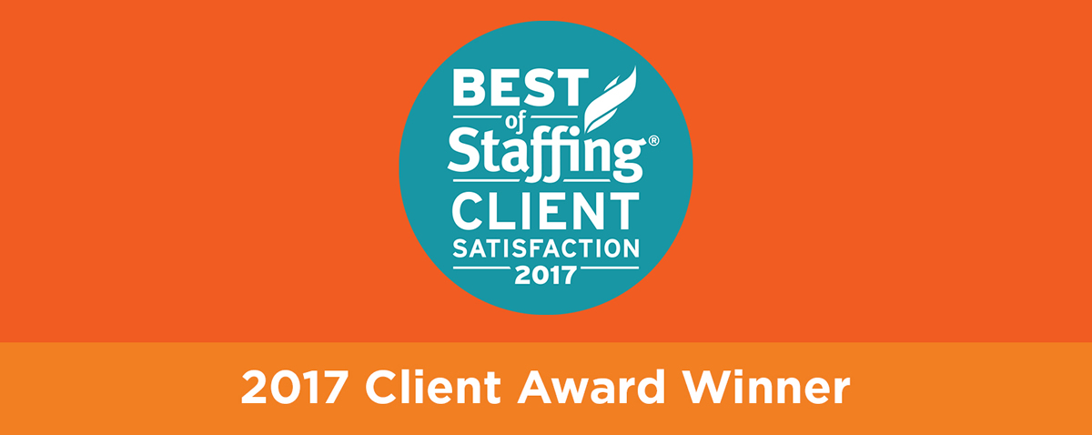 Swoon Best of Staffing 2017 Client Award Winner